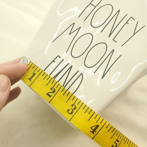 Rae Dunn Artisan Collection By Magenta Honey Moon Fund Piggy Coin Bank - Picture 7 of 12